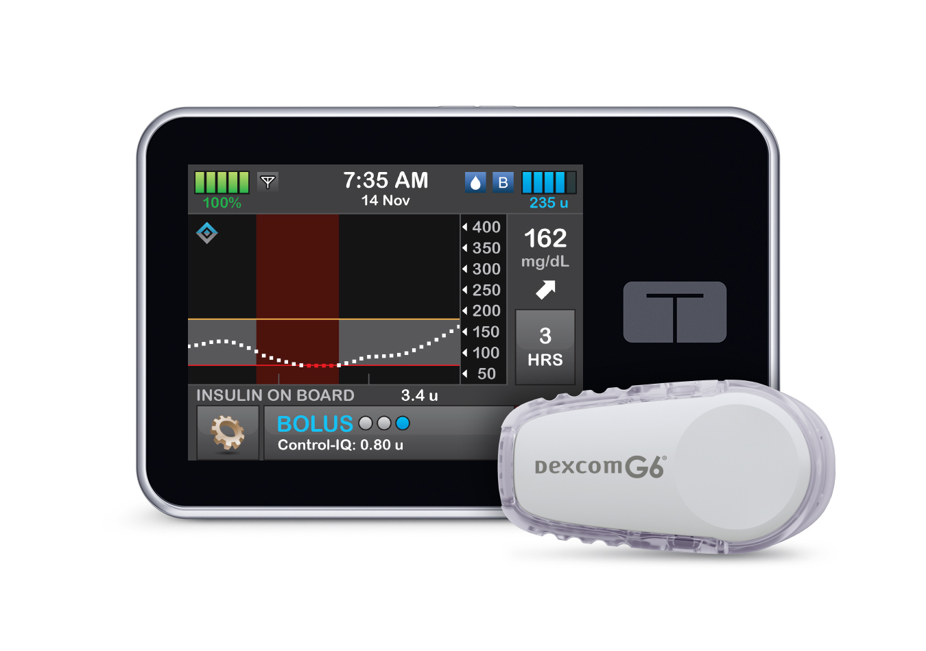 t:slim X2 insulin pump with Control-IQ technology