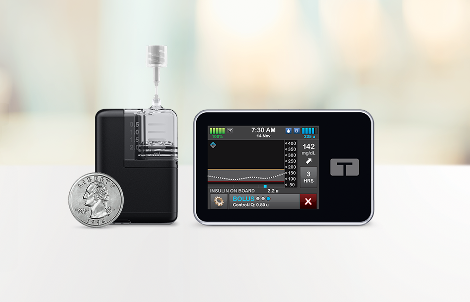 Tandem t:slim X2 insulin pump and Tandem Mobi