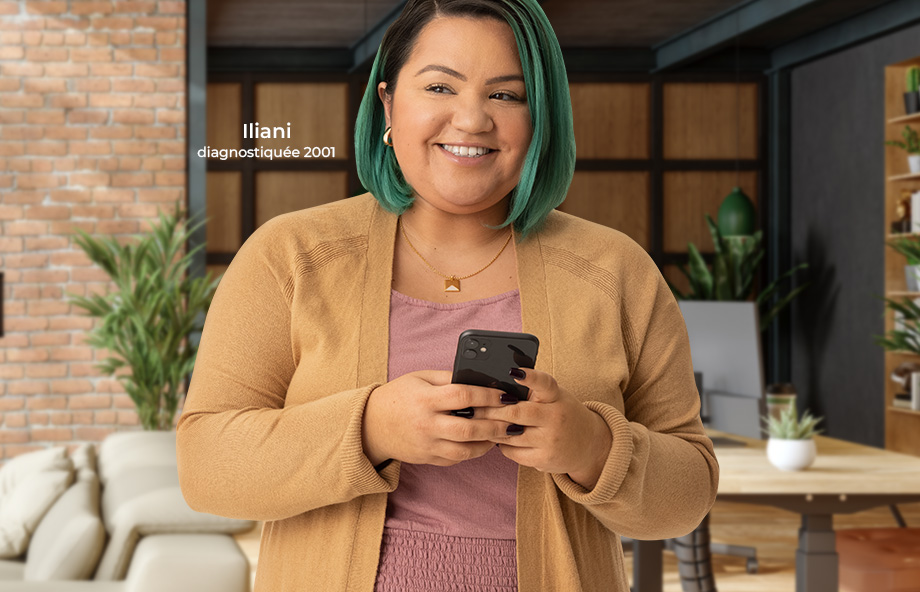 Illiani, diagnostiquée 2001