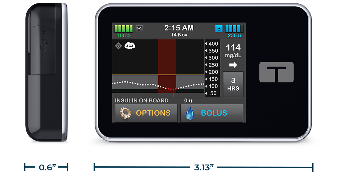 t:slim X2 Insulin Pump, Type 1 Diabetes Insulin Pump