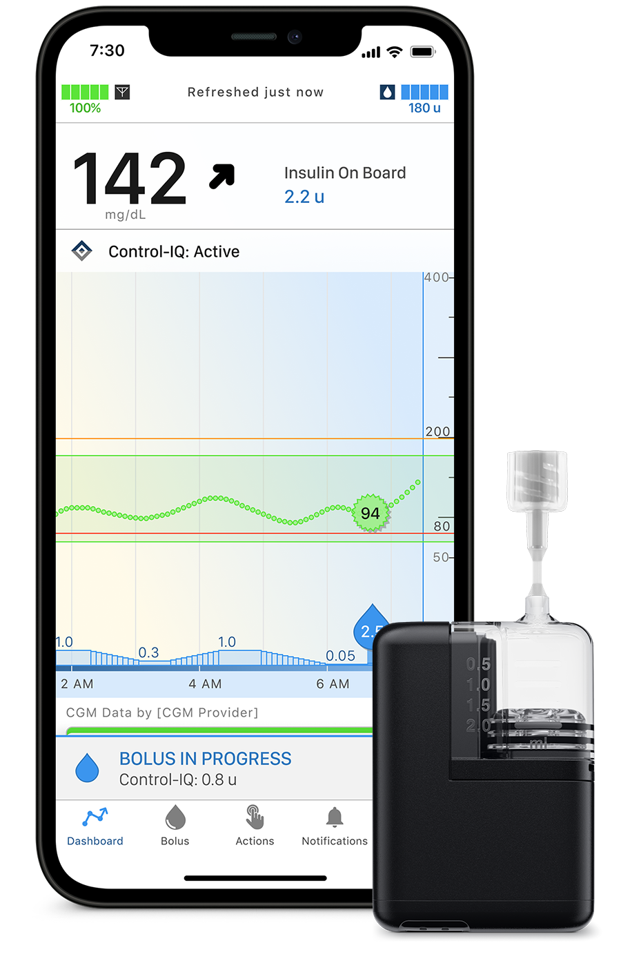 Tandem Mobi with Mobile App Dashboard