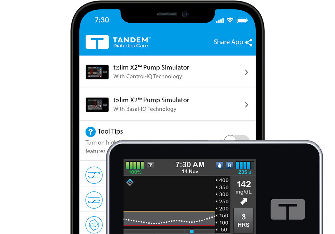 t:slim X2 Virtual Pump Demo