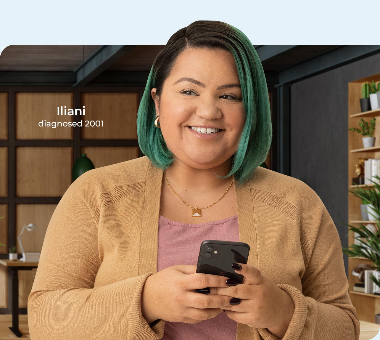 Illiani, diagnosed 2001