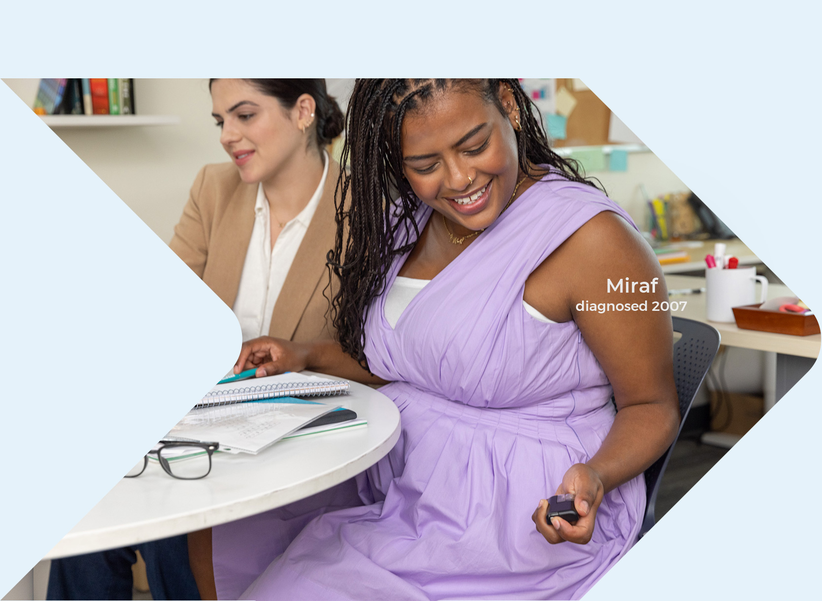 Danica (diagnosed 2005) and Marian (diagnosed 1990)