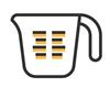 kitchen measuring cup icon kitchen measuring cup icon